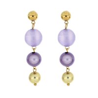Earrings Urania Preziosi Woman Flora in Steel ORFL1001LIL - ORFL1001LIL